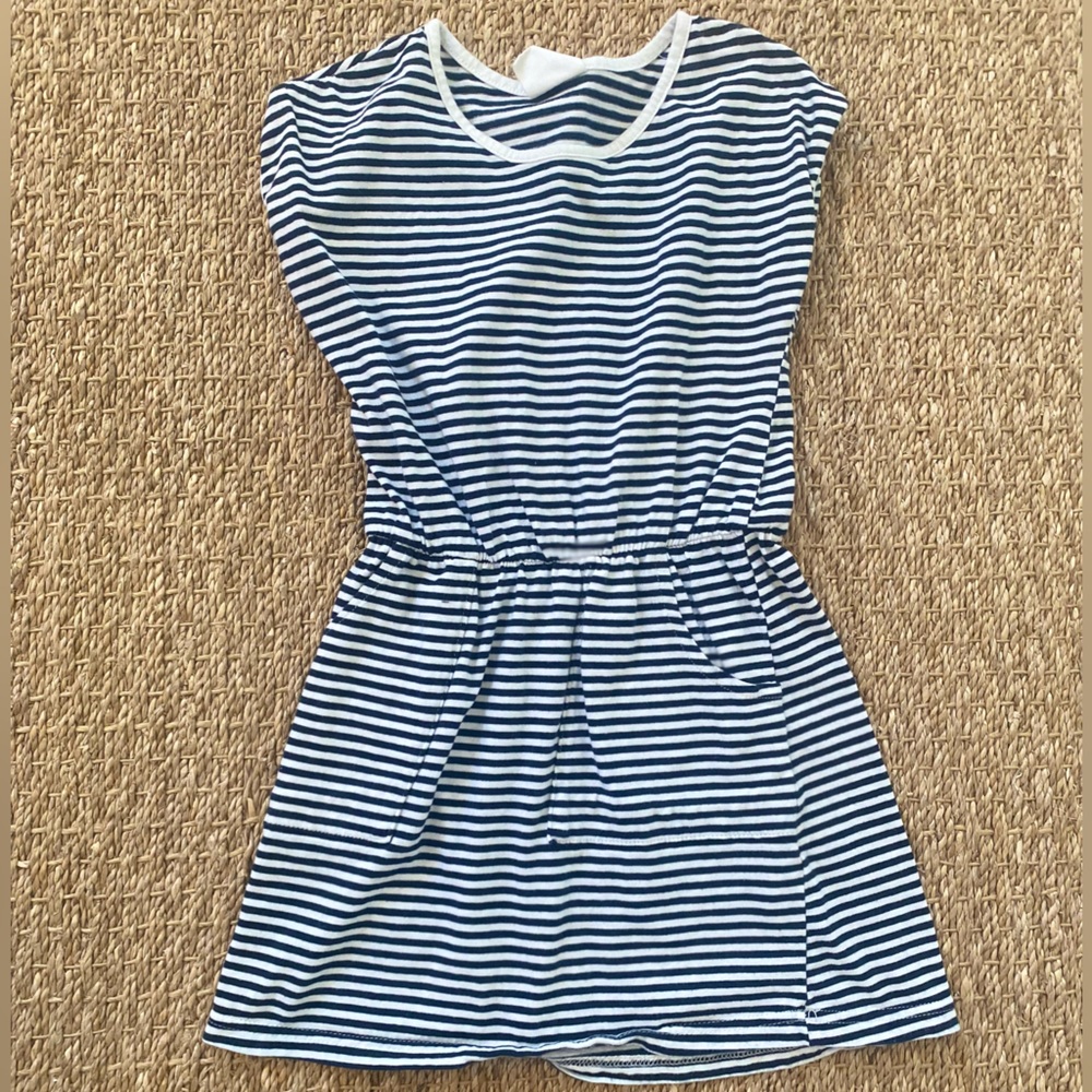 Cotton On Toddler Striped Dress with Pockets